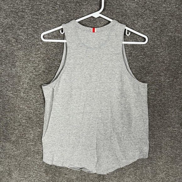 Tracksmith Turkey Trot Shirt Mens Small Gray Tank Top Running Made USA - Picture 10 of 11